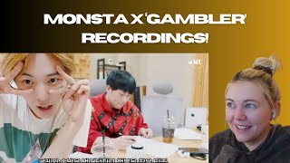 MONSTA X GAMBLER RECORDINGS  REACTION [upl. by Abell981]