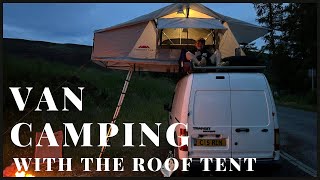 Vanlife Camping Scotland  UK  Ventura Roof tent scotland vanlife vancamping microcamper [upl. by Aruasi]