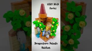 LEGO Dragonborn Paladin Habitat lego legocmf legoshorts afol dungeonsanddragons [upl. by Hiltner]