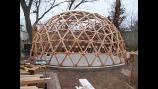 Geodesic Dome Building in a Minute and a Half [upl. by Ayanet]