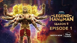 Hanuman vs Makardhwaj  Hotstar Specials The Legend Of Hanuman S5  Episode 1 [upl. by Leryt601]