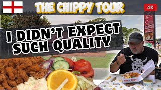 Chippy Review 68 The Original Johns Plaice Carlisle Giant Cheese Fritter Great Fish and Chips [upl. by Kela]