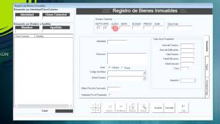 Catastro Registrar un bien inmueble [upl. by Anirb721]