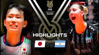 🇯🇵 JPN vs 🇦🇷 ARG  Highlights  Womens OQT 2023 [upl. by Ecirtac]