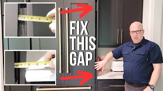 Cabinet Installation Mistakes  How to Fix the End Panel [upl. by Agathe]