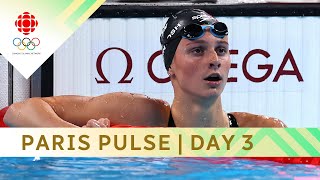 Canadas first gold medal McIntosh back in the pool  Paris Pulse  Day 3  paris2024 [upl. by Akienaj]