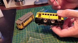 Rivarossi tram episode 13 refitting the guard rails and a general recap of all work carried out [upl. by Guendolen]