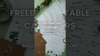 FREEBIE Printable Calendars ✨📅 [upl. by Tania]