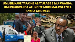 131124 🚨AHORUZINGIYE🚨 UMUSIRIKARE Wu RWANDA ARASHE ABATURAGE 5 ABASANZE MU KABARI [upl. by Einnor959]