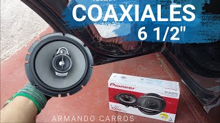 Mejorando el sonido original Bocinas 65 Coaxiales Pioneer Serie A  Armando Carros [upl. by Mahgirb]