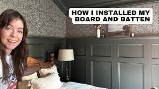 How I Installed My Board amp Batten and What I Used [upl. by Swords424]