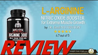 Dr Emil ARGININE 3000  LArginine 3150mg Supplement REVIEW [upl. by Renee]