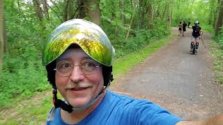 Riding EUC and eBike at Onondaga Lake Park with Sacha and Tony [upl. by Ahsinom]