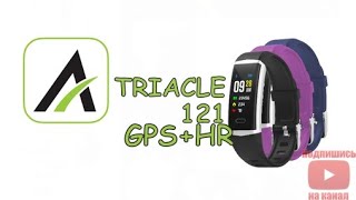 Triacle 121 Активный браслет с GPS и измерением сердечного ритмаРаспаковка подключение настройка [upl. by Niles]