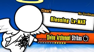 Defeating Divine Archangel Exiel Battle Cats [upl. by Egroj587]