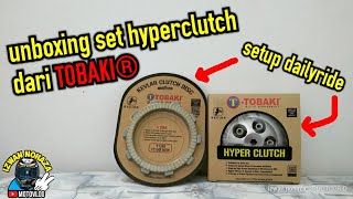 UNBOXING TOBAKI® HYPERCLUTCH amp CLUTCH DISC KEVLAR UNTUK YAMAHA Y15ZR [upl. by Eiger384]