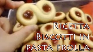 Biscotti in Pasta Frolla  Impasticciamoci con Debby [upl. by Norreg]