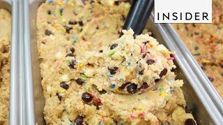 Edible Cookie Dough Shop Is Taking Over NYC [upl. by Ahsiekar]