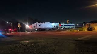 AMTRAK SATURDAYS WESTBOUND SUNSET LIMITED WITH SPECIAL GUEST AMTRAK HERITAGE UNIT 164 06 22 24 [upl. by Euv]