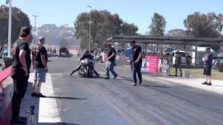 Top Fuel Motorcycle at Heathcote Park Raceway [upl. by Akselav457]