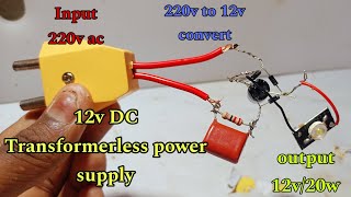 How to make 220v to 12v convert 220v se kaise 12v banaye how to make mini inverter 😱💡💥💥🔴 [upl. by Inej]