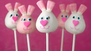 How to make Pastel Bunny Cake pops  Bakerella challenge [upl. by Hugo]