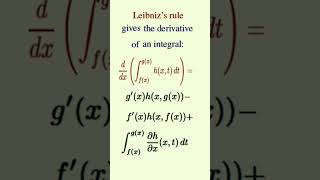 Leibnizs rule Derivative of an integral [upl. by Ecertap551]