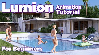 Lumion Tutorial  How to Make an Animation in Lumion  Nice Tower [upl. by Perzan]