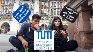 How to get admission in Technical University of Munich TUM GPA and other requirements [upl. by Connett763]