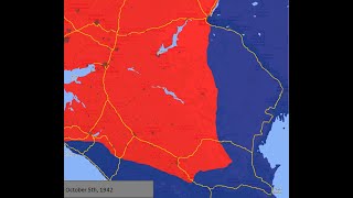 Battle of the Caucasus every week mapping ww2 ussr [upl. by Abott]