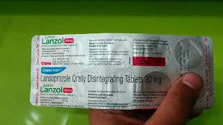 Lansoprazole Orally Disintegrating Tablets 30mg Review In Hindi  Junior Lanzol 30mg Tablets Uses [upl. by Lambert]