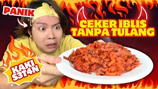 MUKBANG CEKER PEDAS SMAPAI JADI AYAM PERTAMA KALI MAKAN DAKBAL [upl. by Iinden]