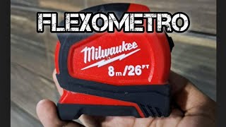 Flexometro Milwaukee  8 metros electricidad tutorial electriciantools [upl. by Osrick934]