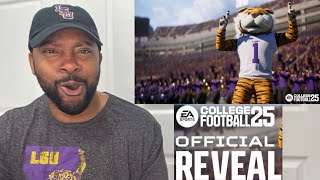 College Football 25  Official Reveal Trailer  Reaction [upl. by Hussey765]