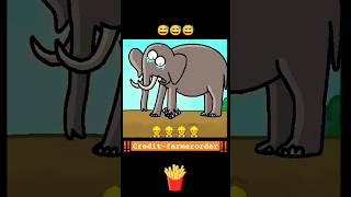 She Married An Elephant For The WRONG Reason 💍 😂 shorts cartoonbox animation memes vr art [upl. by Koressa]