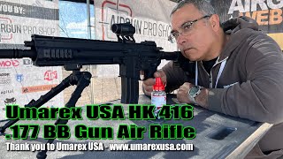 AE22  Check out the HK 416 177 BB Gun Air Rifle  Full Auto Fun  Provided by UmarexUSAcom [upl. by Suki]