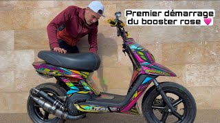 PREMIER DÉMARRAGE DU BOOSTER ROSE 🩷 ÇA MANQUE DE RÉGLAGE LA [upl. by Najram]