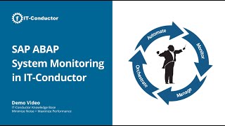 ITConductor Demo  SAP ABAP System Monitoring [upl. by Shulock]