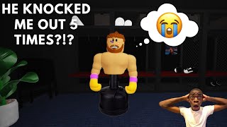 I GOT KOed 5 TIMES IN A ROW Roblox Prizefighter Boxing [upl. by Gotthelf39]