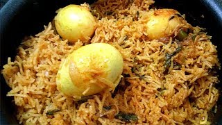 Egg Biryani in Tamil  Muttai Biriyani  முட்டை பிரியாணி [upl. by Eyaj]