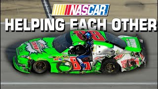 NASCAR quotHelping Each Otherquot Moments [upl. by Creath]