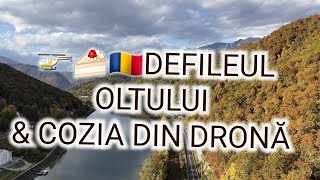 🇹🇩🎬🤍FILMARE CU DRONA DEFILEUL OLTULUI COZIA 🚀🥰🇹🇩  Footage 4k🚀ℹ️🚁🤍 cozia calimanesti [upl. by Airetak]