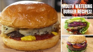 Burger Recipes You Cant Resist [upl. by Ainorev]