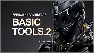 ZBrush Hard Surface Basic Tools Part Two [upl. by Yaeger597]