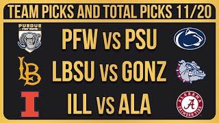 College Basketball Picks amp Predictions Today 112024  NCAAB Picks Today [upl. by Tristas]