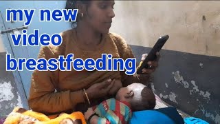 breastfeeding indian villageDesi mom vlogs [upl. by Nuyh757]