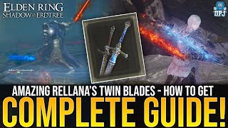 Elden Ring How To Get INSANE Rellanas Twin Blades  Rellana Twin Moon Knight Boss Tips amp Tricks [upl. by Erdnaek]