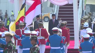 🇧🇳🇮🇩 Lagu Kebangsaan Brunei Darussalam dan Indonesia  Brunei Darussalam amp Indonesia National Anthem [upl. by Lesig]