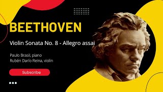 BEETHOVEN  Violin Sonata No 8 1st mov Allegro assai [upl. by Leesen10]