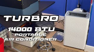 TURBRO Finnmark 14000 BTU Portable Air Conditioner and Heater Dehumidifier Review [upl. by Pfeifer405]